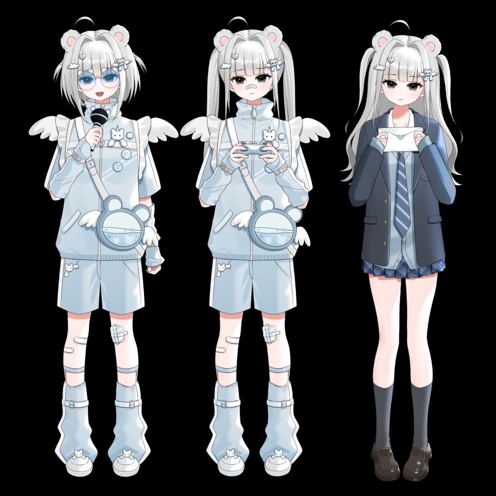 Live2d量産完成品モデルLittle bear A volume-selling finished product model.