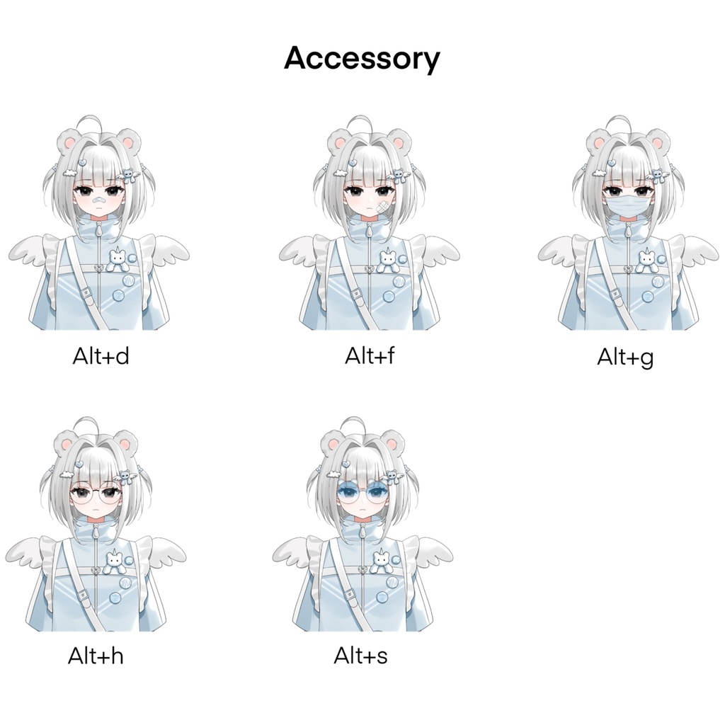 Live2d量産完成品モデルLittle bear A volume-selling finished product model.