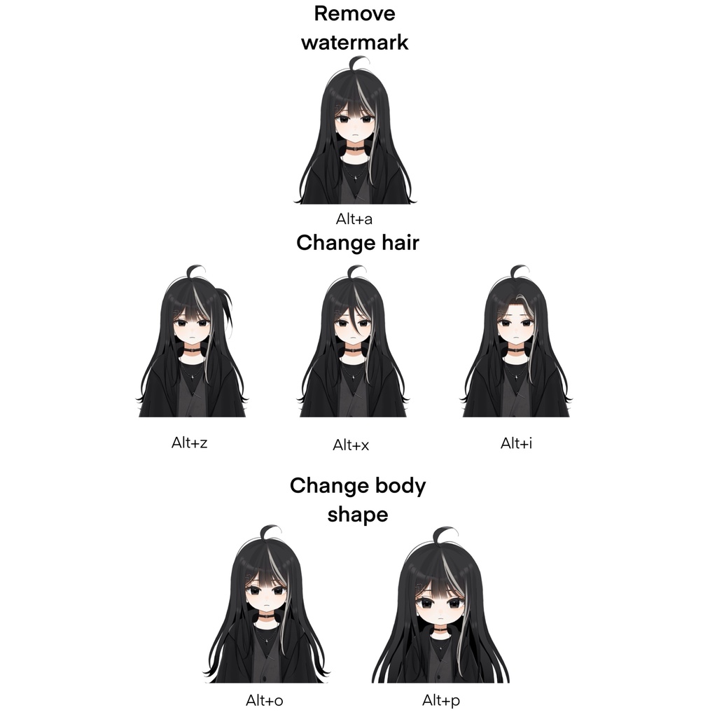 Live2d量産完成品モデルAvolume-selling finished product model.