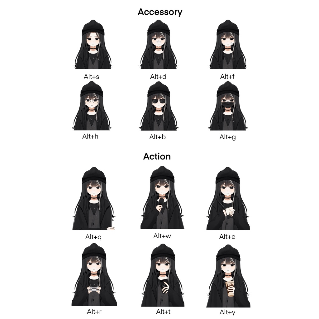 Live2d量産完成品モデルAvolume-selling finished product model.