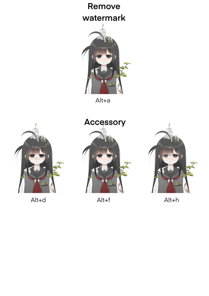 Live2d量産完成品モデルAvolume-selling finished product model