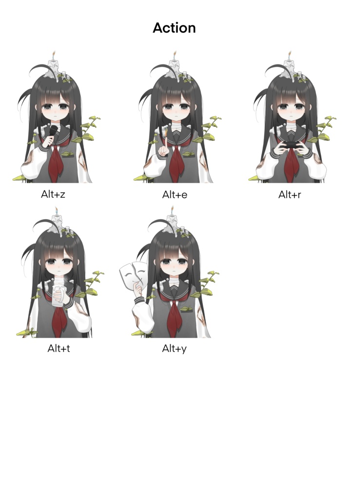 Live2d量産完成品モデルAvolume-selling finished product model