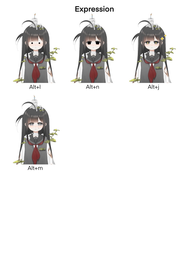 Live2d量産完成品モデルAvolume-selling finished product model