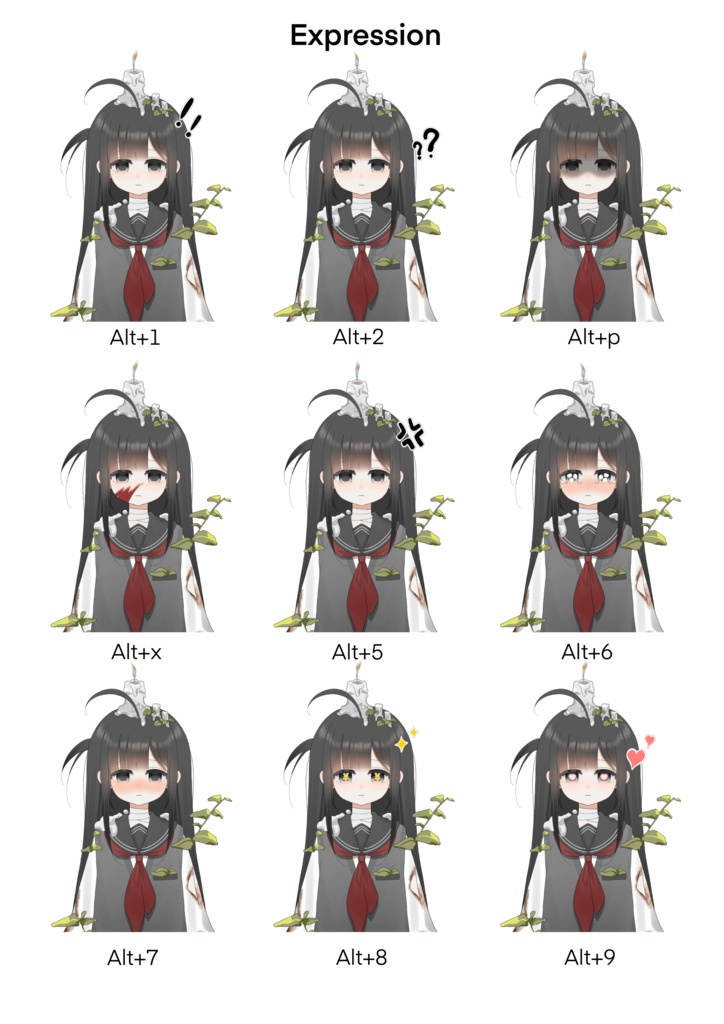 Live2d量産完成品モデルAvolume-selling finished product model