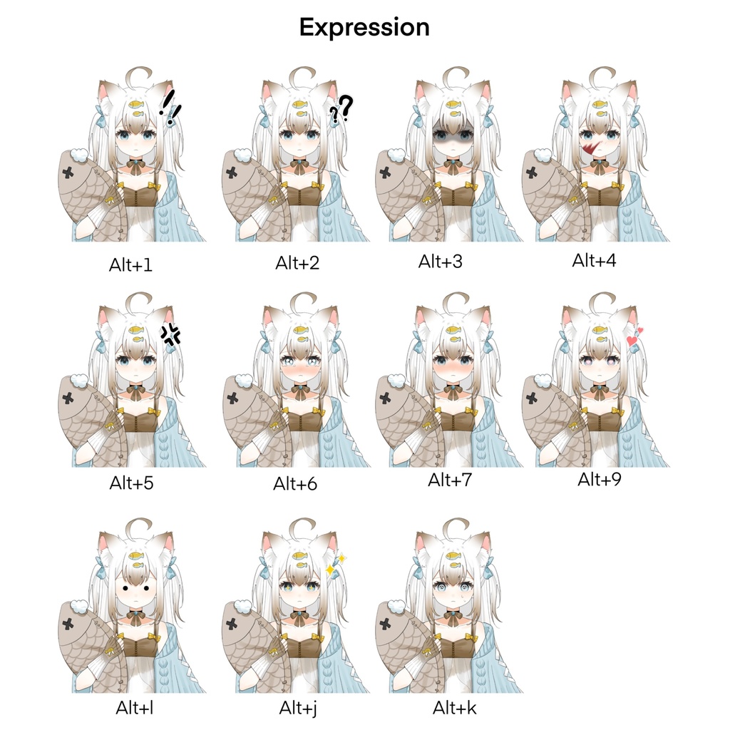 Live2d量産完成品モデルAvolume-selling finished product model