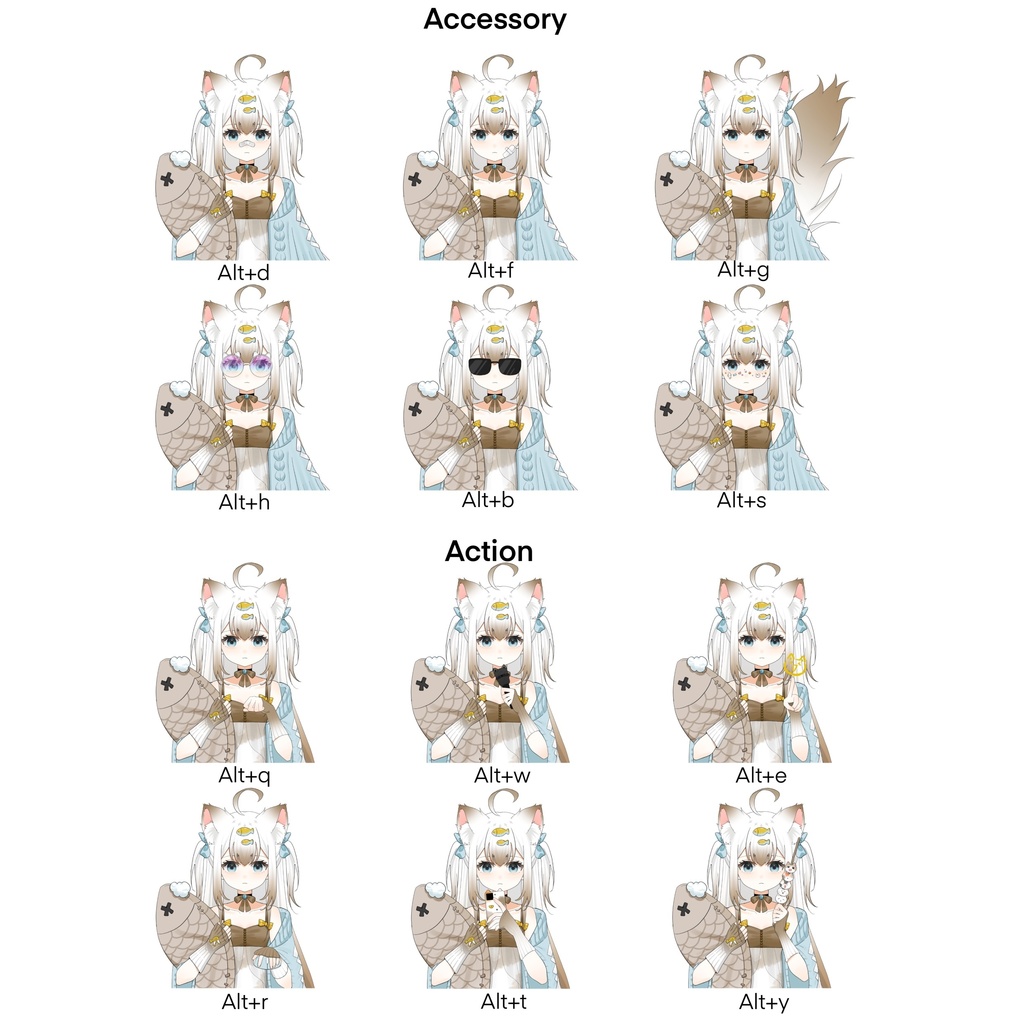 Live2d量産完成品モデルAvolume-selling finished product model