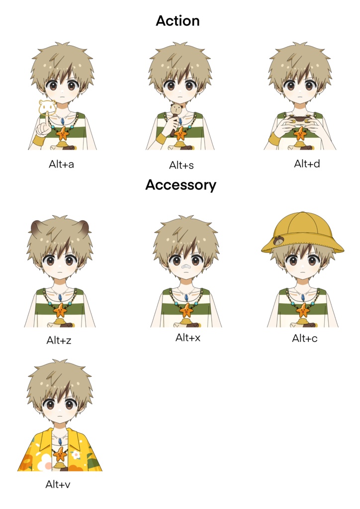 Pre-made 2D Vtuber Model