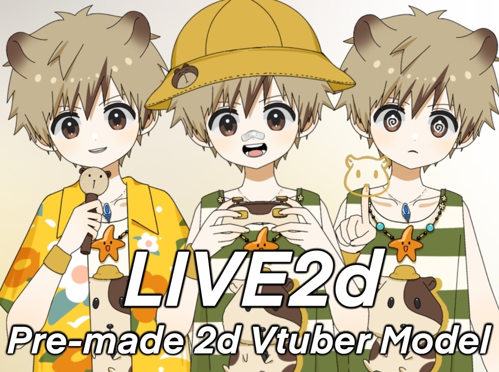 Pre-made 2D Vtuber Model