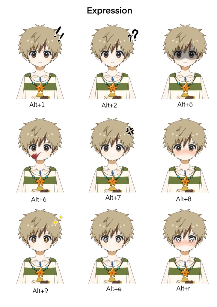 Pre-made 2D Vtuber Model