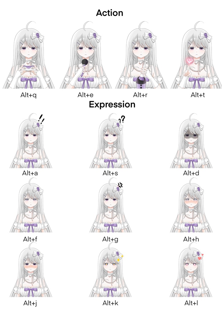 Pre-made 2D Vtuber Model