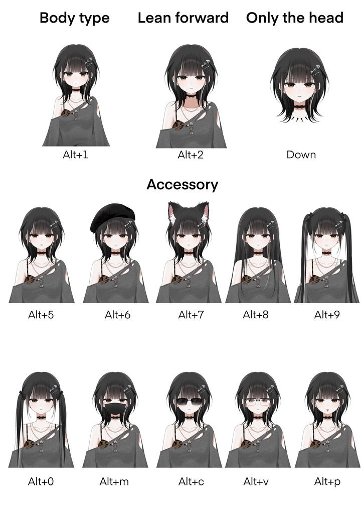 Live2d量産完成品モデルAvolume-selling finished product model.