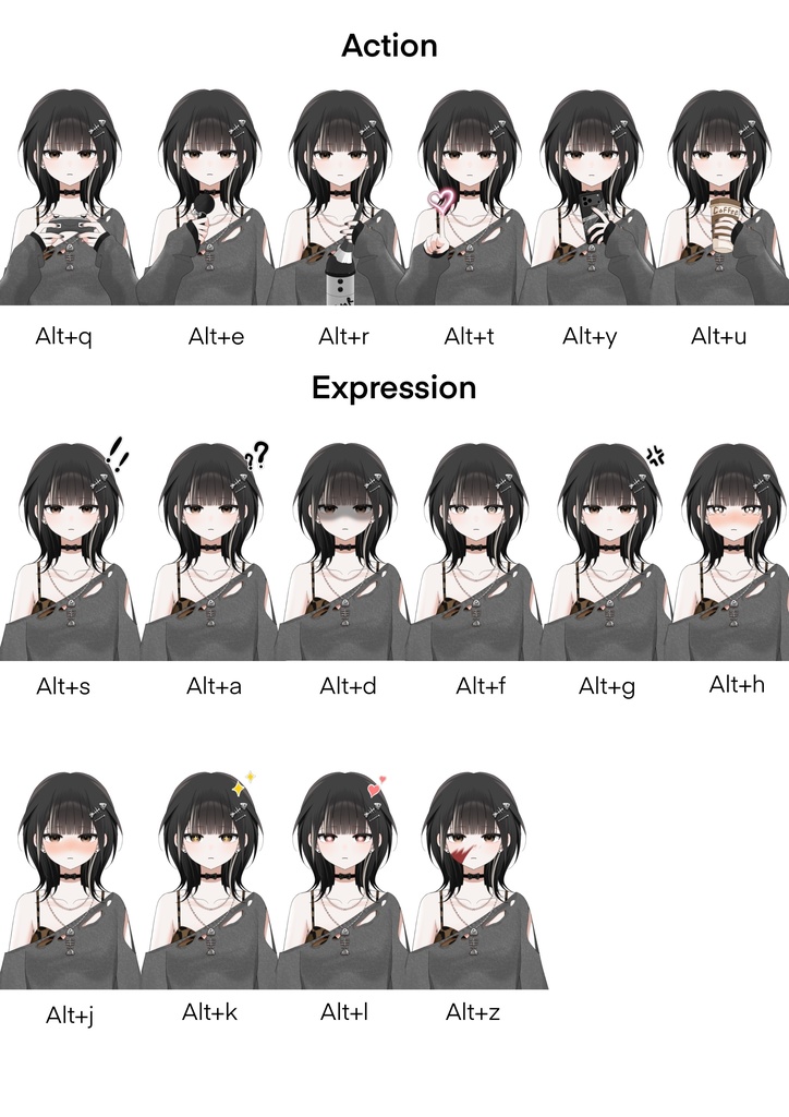 Live2d量産完成品モデルAvolume-selling finished product model.