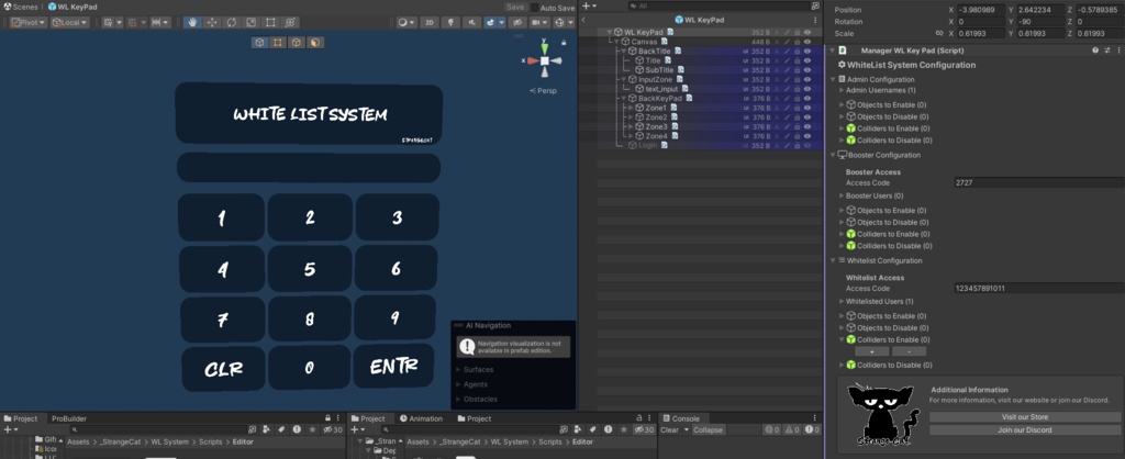 User & Admin Whitelist - 【VRChat/SDK3/U#】