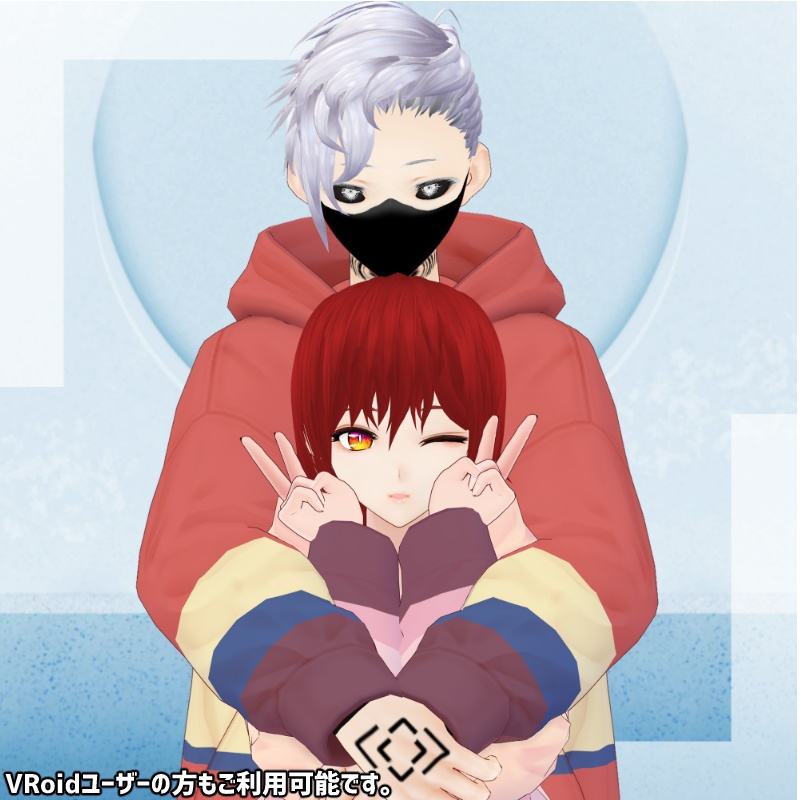 【カップルコーデパーカー】