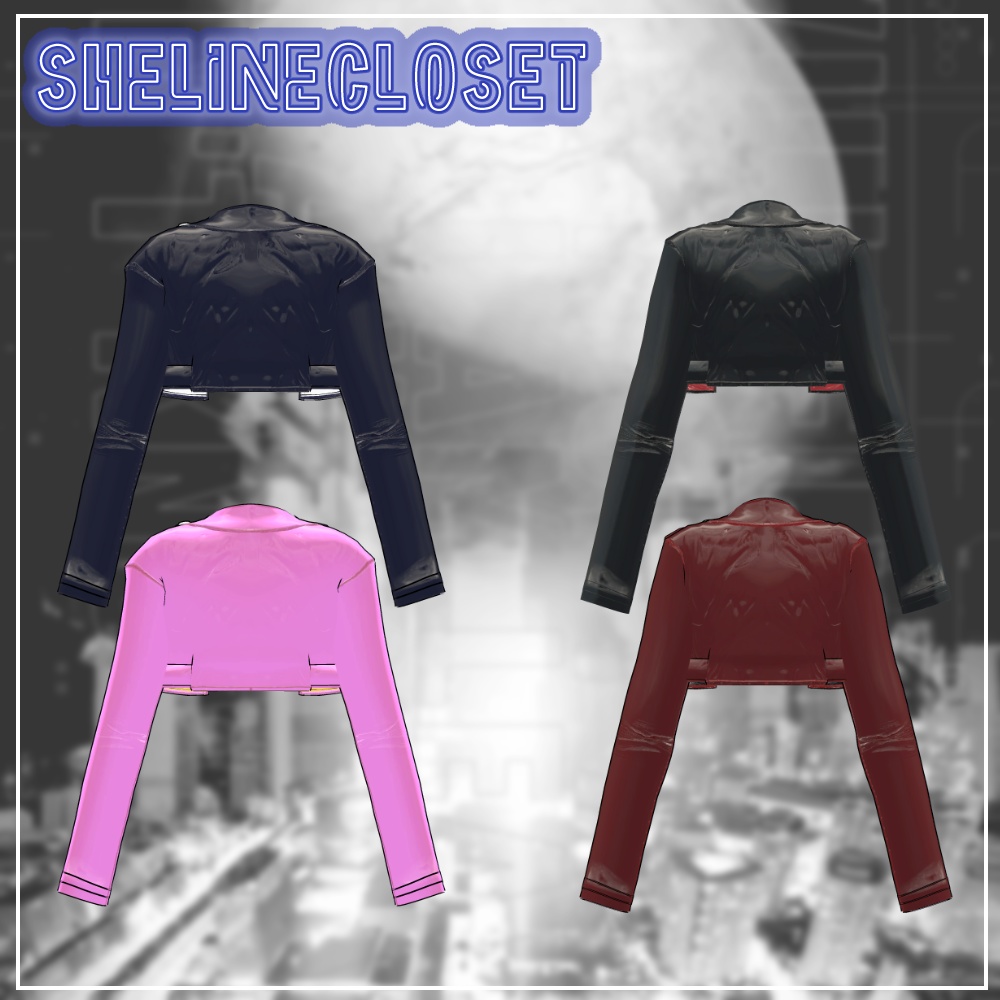 【大神リュカ/桔梗/Leefa】Short Rider's Jacket