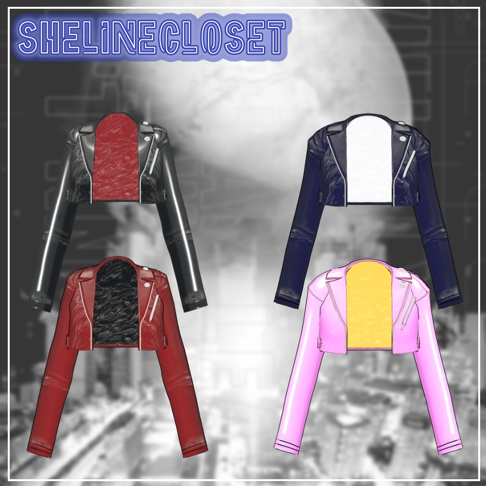 【大神リュカ/桔梗/Leefa】Short Rider's Jacket