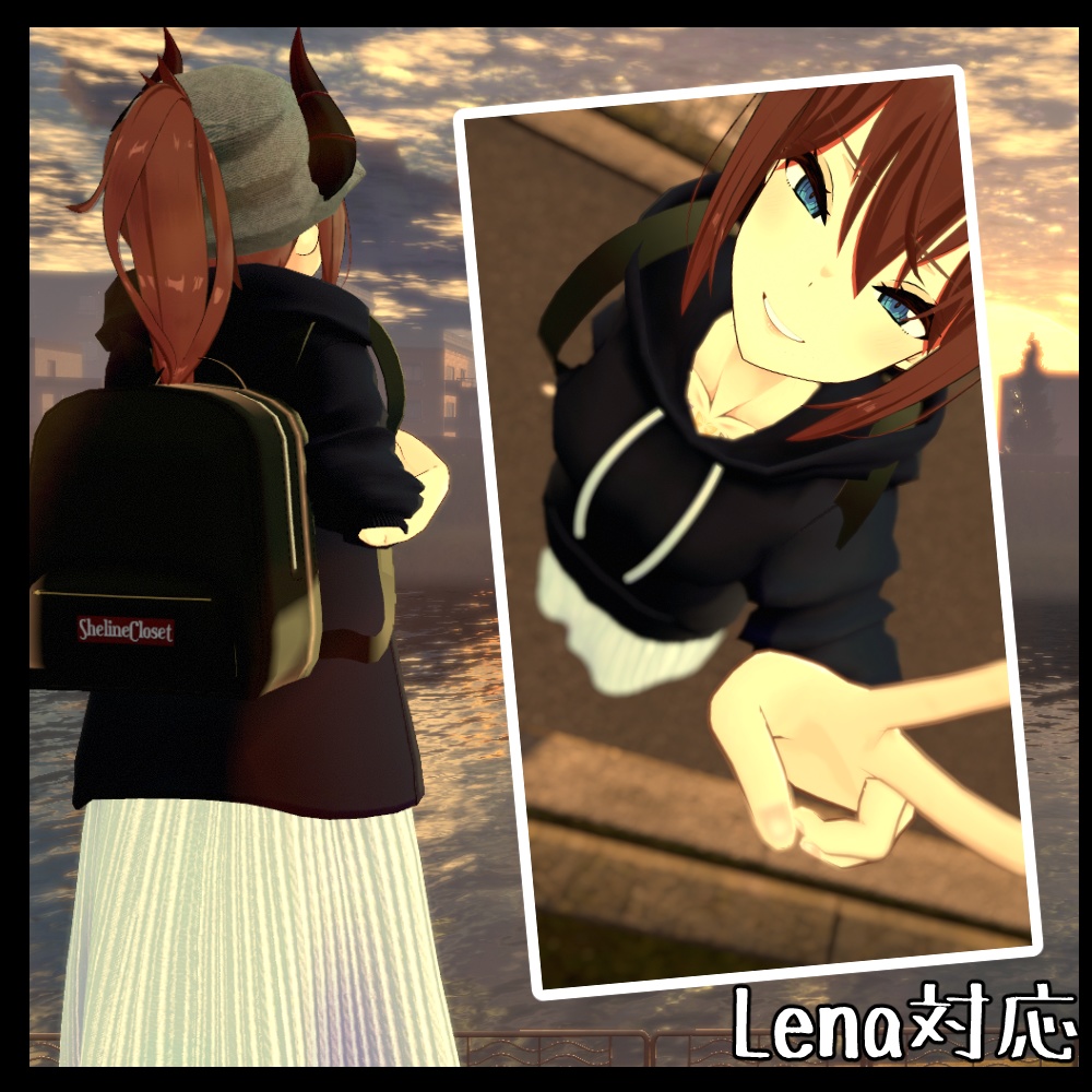 桔梗/ナユ/Grus/Lena/舞夜/Tien対応「大学生コーデ」