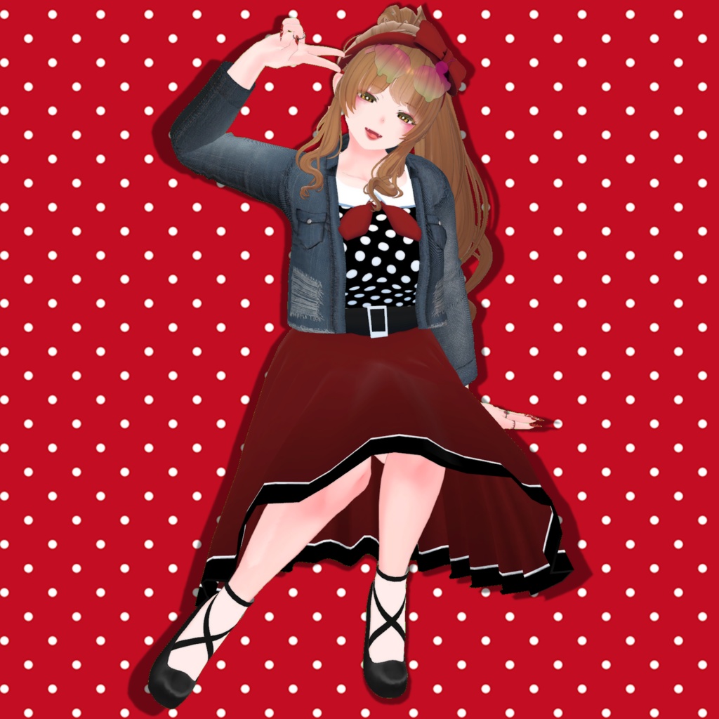 桔梗/MARUBODY/くろなつ/SELESTIA/甘虎 対応 "50年代ロカビリーファッション"