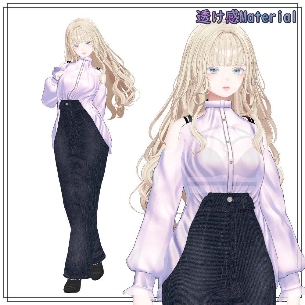 【森羅用】Halterneck&Widedenim