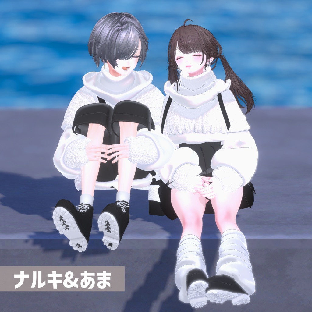 【しなの/森羅/Lapwing/ルミナ/水瀬/狛乃/墨惺(+Head)】Knit Casual Set【リンクコーデ】