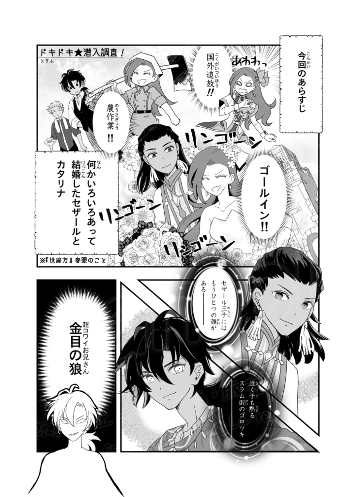 【はめふら】Eternal Gold(セザール×カタリナ合同誌)