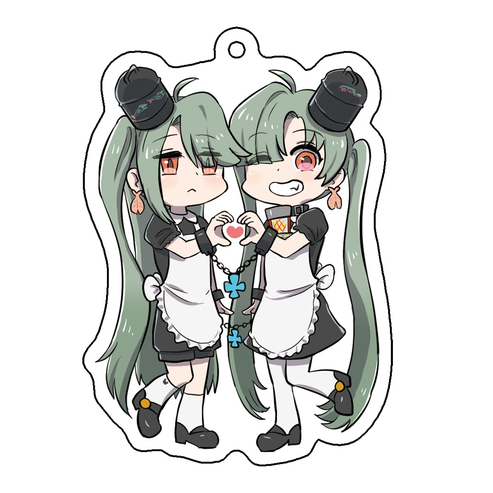 【トキシラシスターズ】サーモンランステージ擬人化アクリルキーホルダー