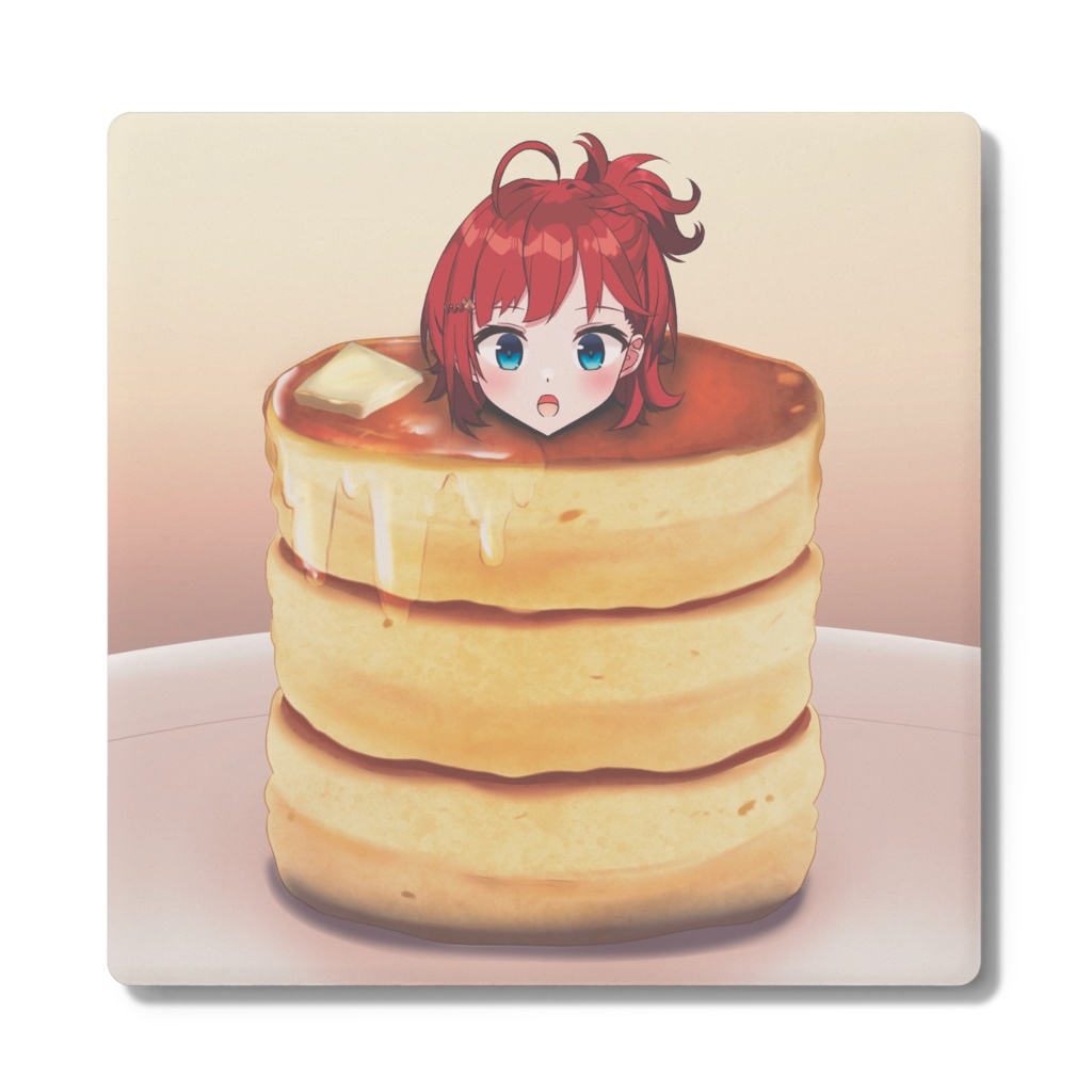 red Valentine coaster