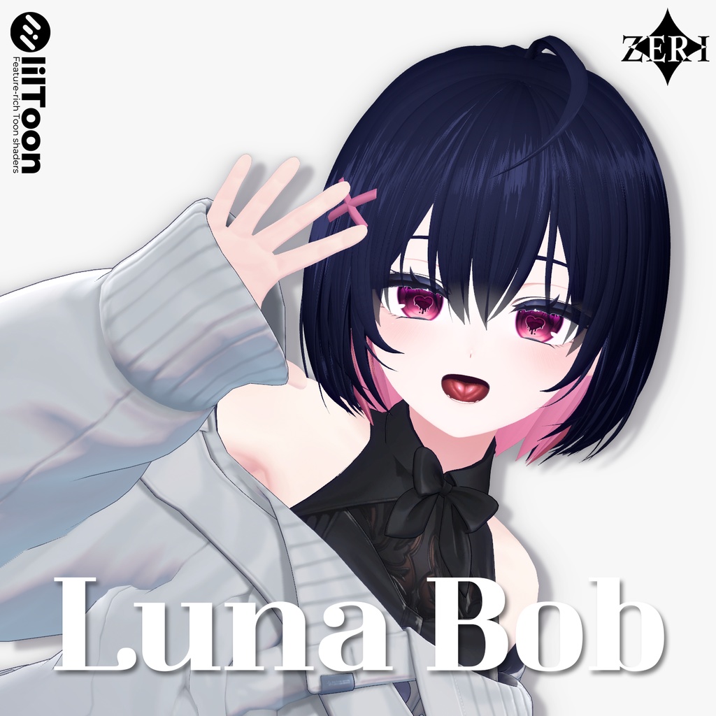 SALE ✦ 𝐋𝐮𝐧𝐚 𝐁𝐨𝐛 ✦【VRC Hair】#ZERI_booth
