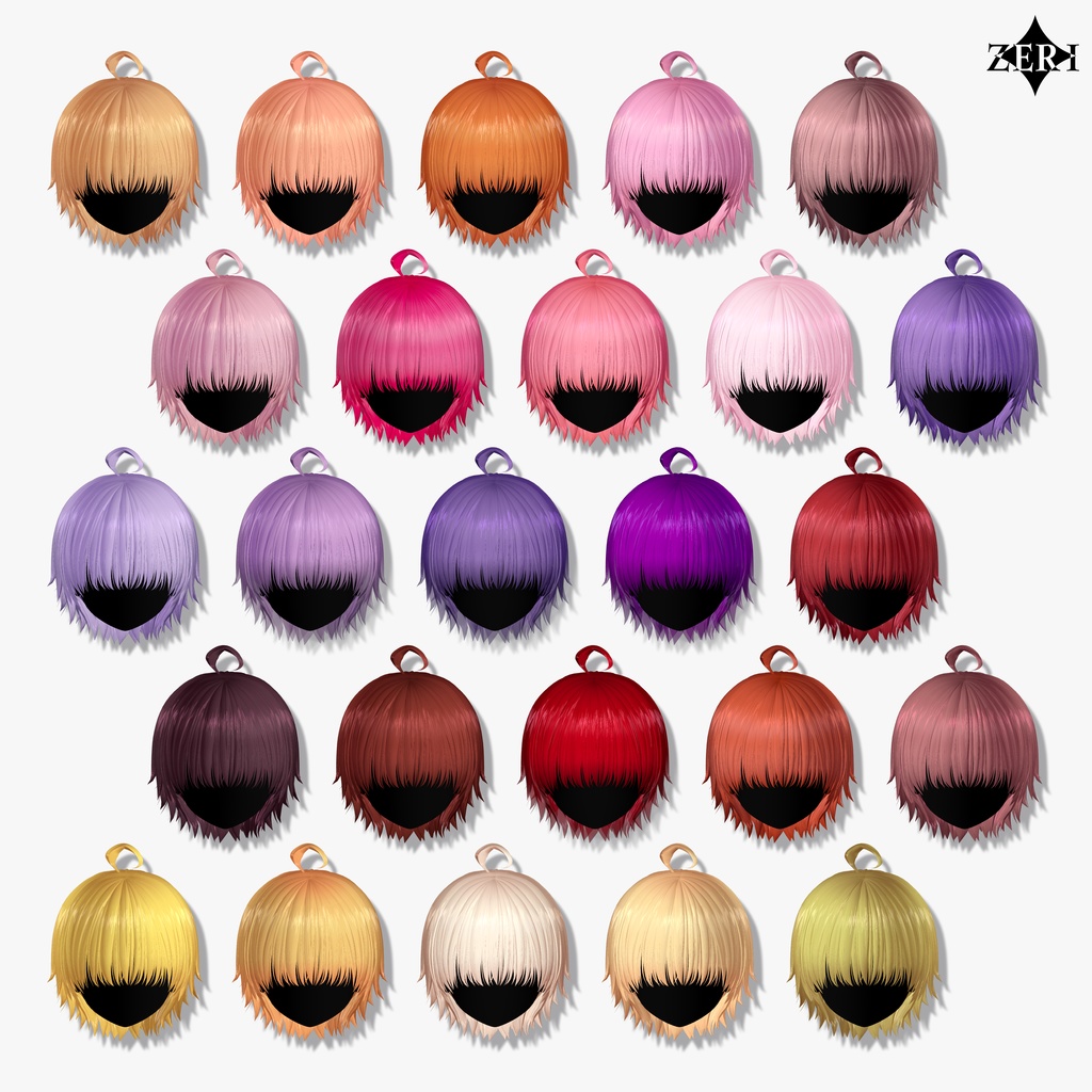 ใVRC Hairใ๐๐จ.๐ โฆ ๐๐ฎ๐ญ๐ฌ๐ข๐๐๐ซ ๐๐๐ง๐ ใ50 Colorsใ#ZERI_booth