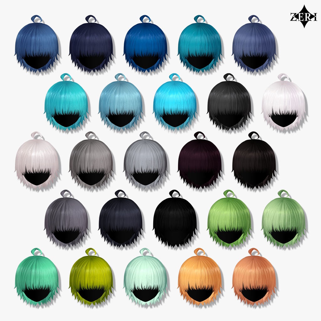 ใVRC Hairใ๐๐จ.๐ โฆ ๐๐ฎ๐ญ๐ฌ๐ข๐๐๐ซ ๐๐๐ง๐ ใ50 Colorsใ#ZERI_booth