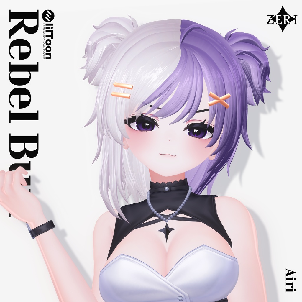 ใVRC Hairใ๐๐จ.๐ โฆ ๐๐๐๐๐ฅ ๐๐ฎ๐งใ61 Colorsใ#ZERI_booth