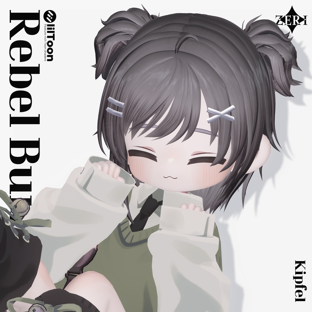 ใVRC Hairใ๐๐จ.๐ โฆ ๐๐๐๐๐ฅ ๐๐ฎ๐งใ61 Colorsใ#ZERI_booth