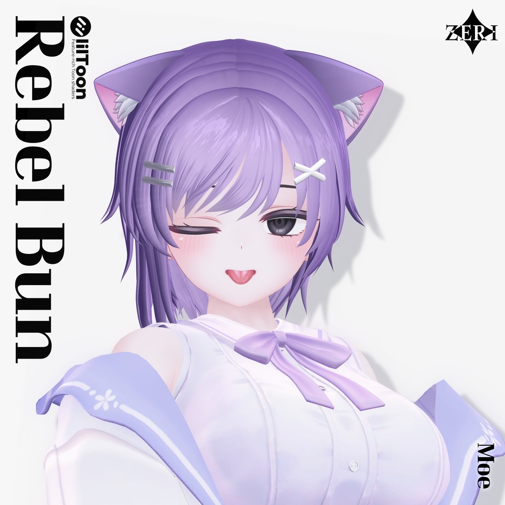 ใVRC Hairใ๐๐จ.๐ โฆ ๐๐๐๐๐ฅ ๐๐ฎ๐งใ61 Colorsใ#ZERI_booth