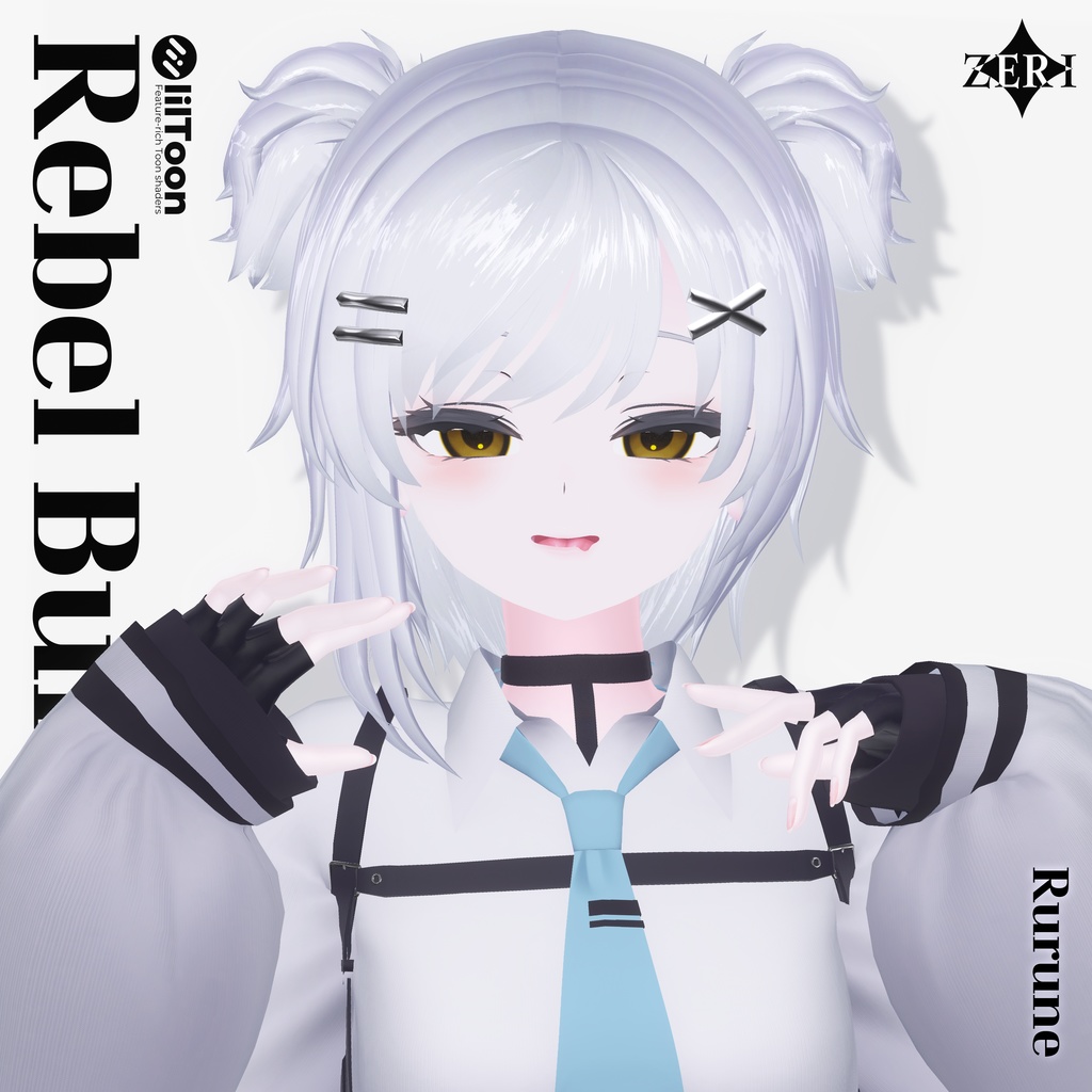 ใVRC Hairใ๐๐จ.๐ โฆ ๐๐๐๐๐ฅ ๐๐ฎ๐งใ61 Colorsใ#ZERI_booth