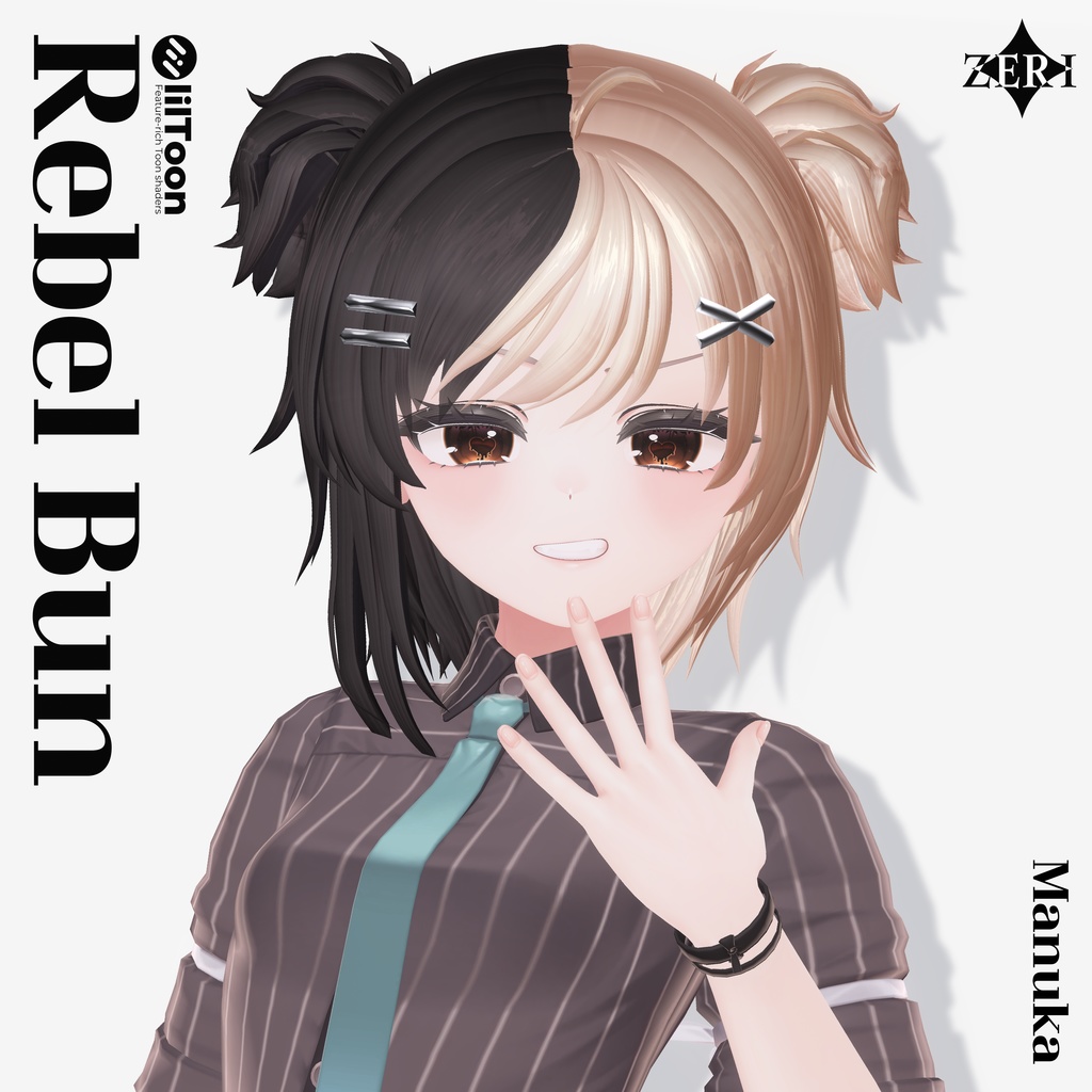 ใVRC Hairใ๐๐จ.๐ โฆ ๐๐๐๐๐ฅ ๐๐ฎ๐งใ61 Colorsใ#ZERI_booth