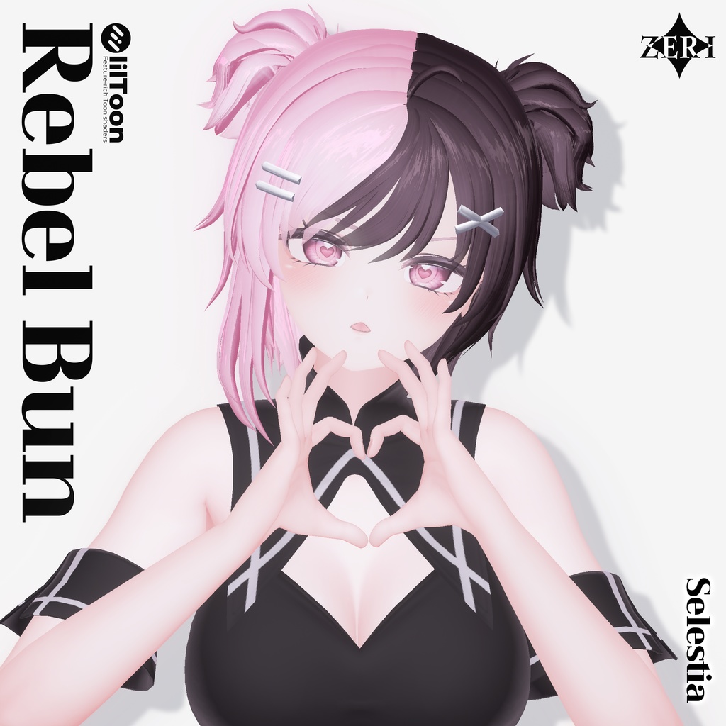 ใVRC Hairใ๐๐จ.๐ โฆ ๐๐๐๐๐ฅ ๐๐ฎ๐งใ61 Colorsใ#ZERI_booth