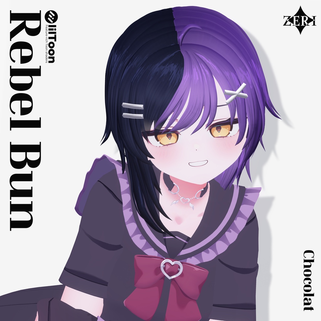 ใVRC Hairใ๐๐จ.๐ โฆ ๐๐๐๐๐ฅ ๐๐ฎ๐งใ61 Colorsใ#ZERI_booth