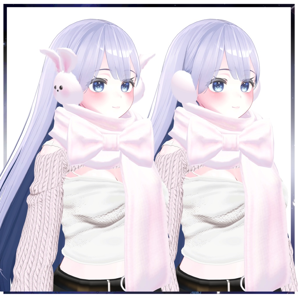 Rイヤーマフ&マフラーセット / R earmuffs&muffler set
