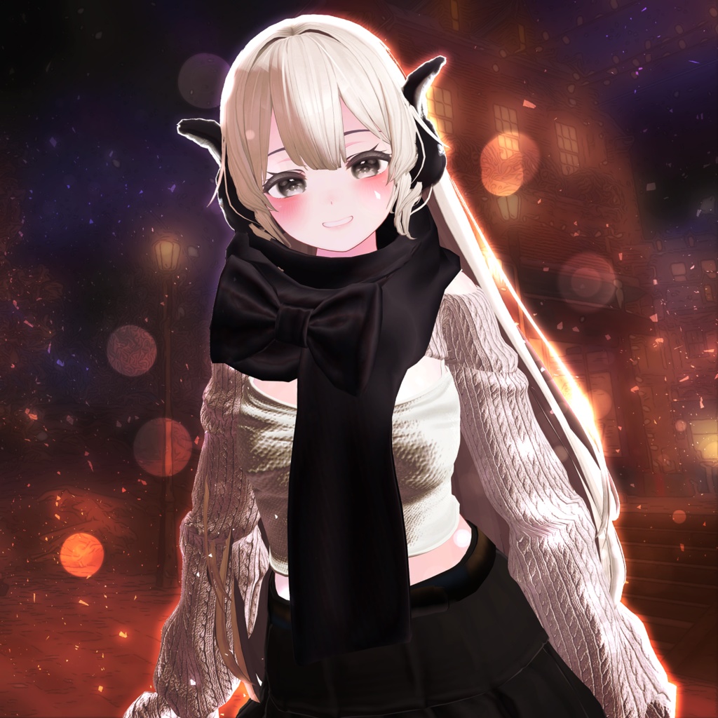 Rイヤーマフ&マフラーセット / R earmuffs&muffler set