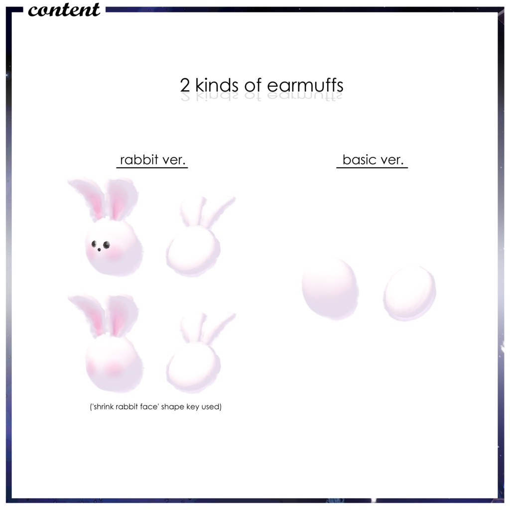 Rイヤーマフ&マフラーセット / R earmuffs&muffler set