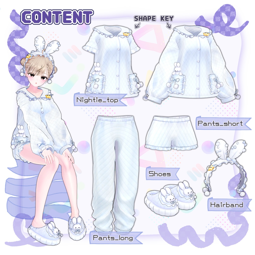 【マヌカ、萌対応】Nightie