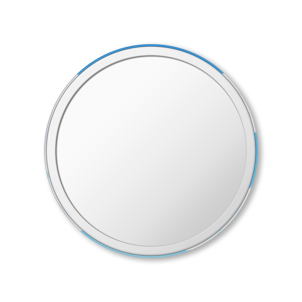 缶ミラー 75mm 青空