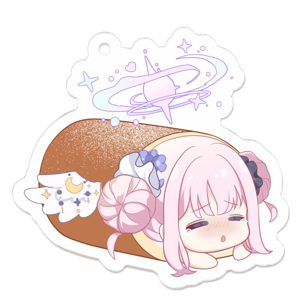 聖園ミカ(ロールケーキ巻きのすがた)アクキー