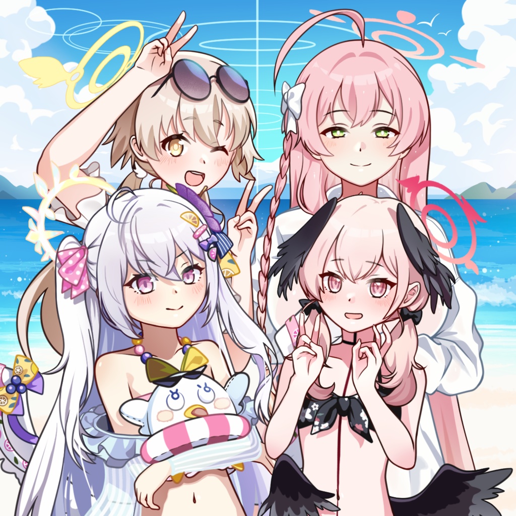 補習授業部(水着)アクリルフォトスタンド