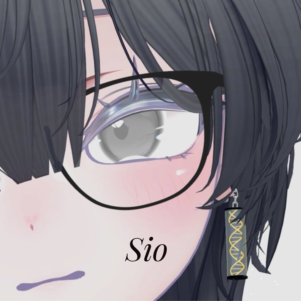 【VRC想定】DNA_Earring【5Avatar対応】