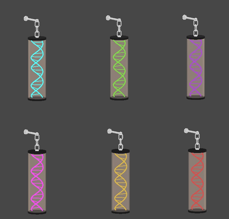 【VRC想定】DNA_Earring【5Avatar対応】