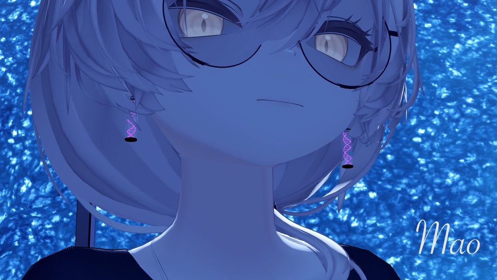 【VRC想定】DNA_Earring【5Avatar対応】