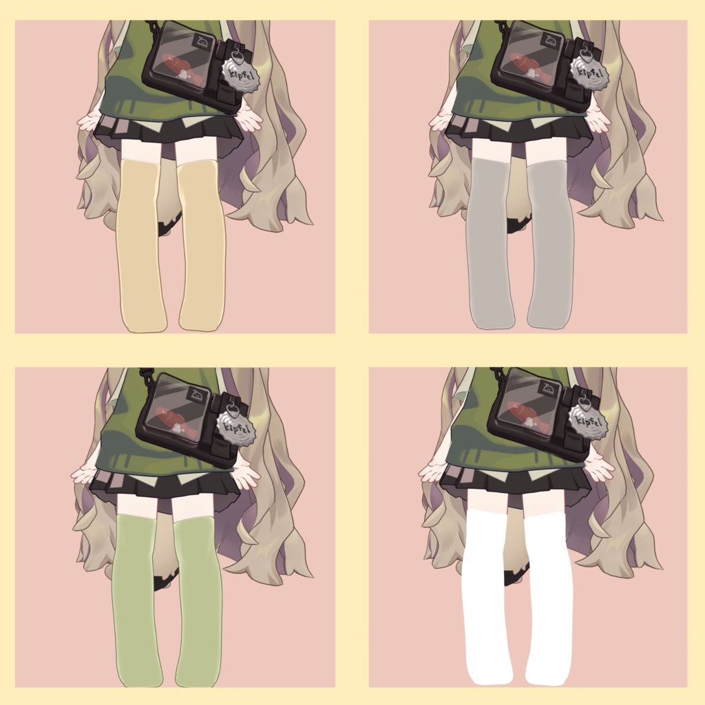 【無料】シンプルニーソ for Kipfel