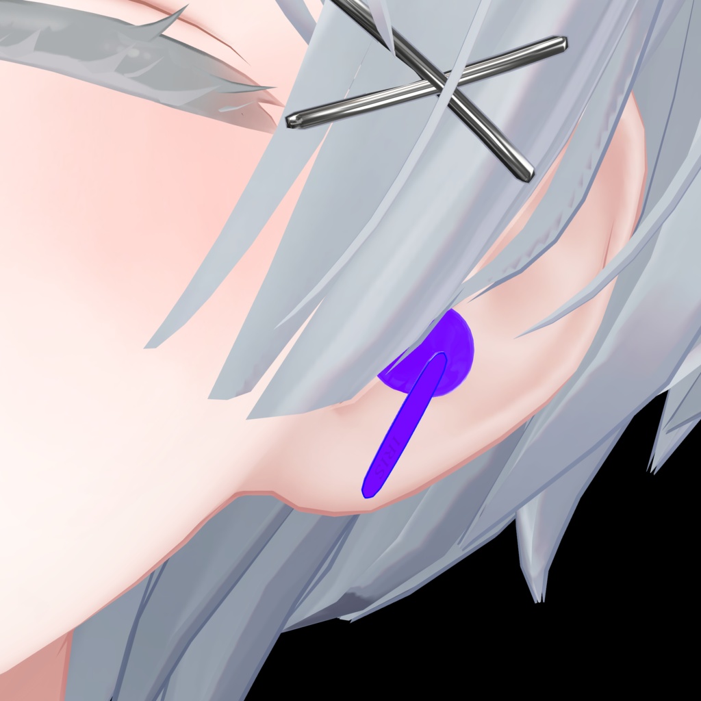 【無料】【2024最新】 ワイヤレスイヤホン 人間工学に基づいていない設計 ノイズキャンセリングなし 小型/軽量 片耳/両耳 通勤/通学/スポーツ 3Dモデル