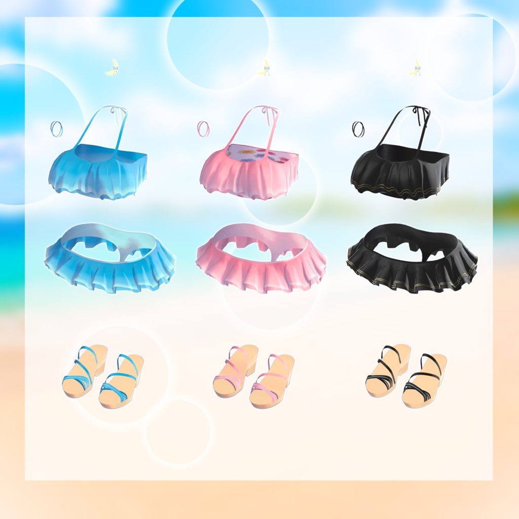 💗SALE💗【4avatar対応】ふわっとmoonlit✦